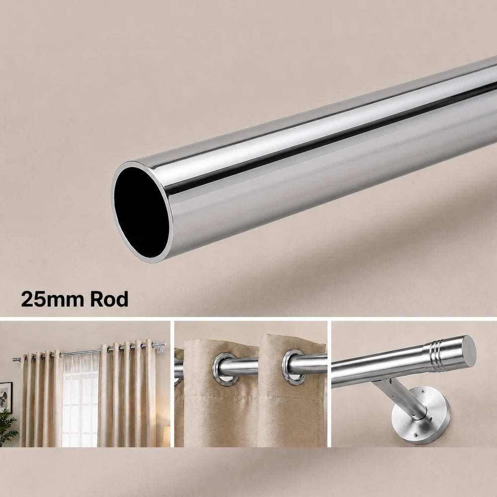 25mm Curtain Pole
