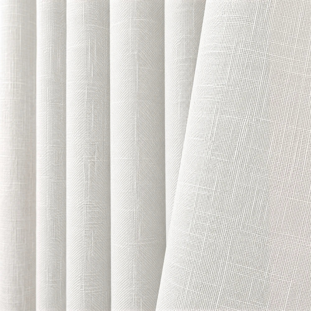 Barkweave Taped Lined Curtain in soft beige with a subtle woven texture for elegant, light-diffusing drape.