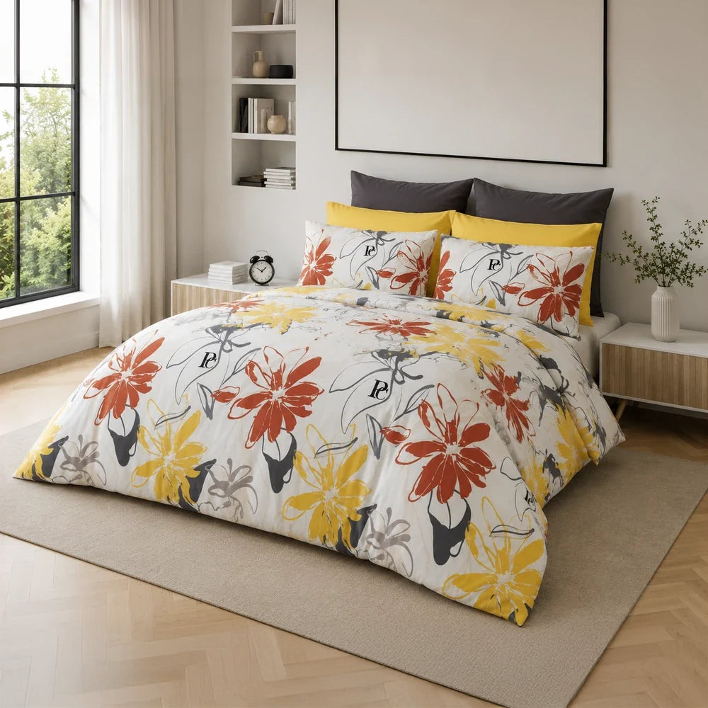 Pierre Cardin Microfibre Duvet Cover Set - Leiya