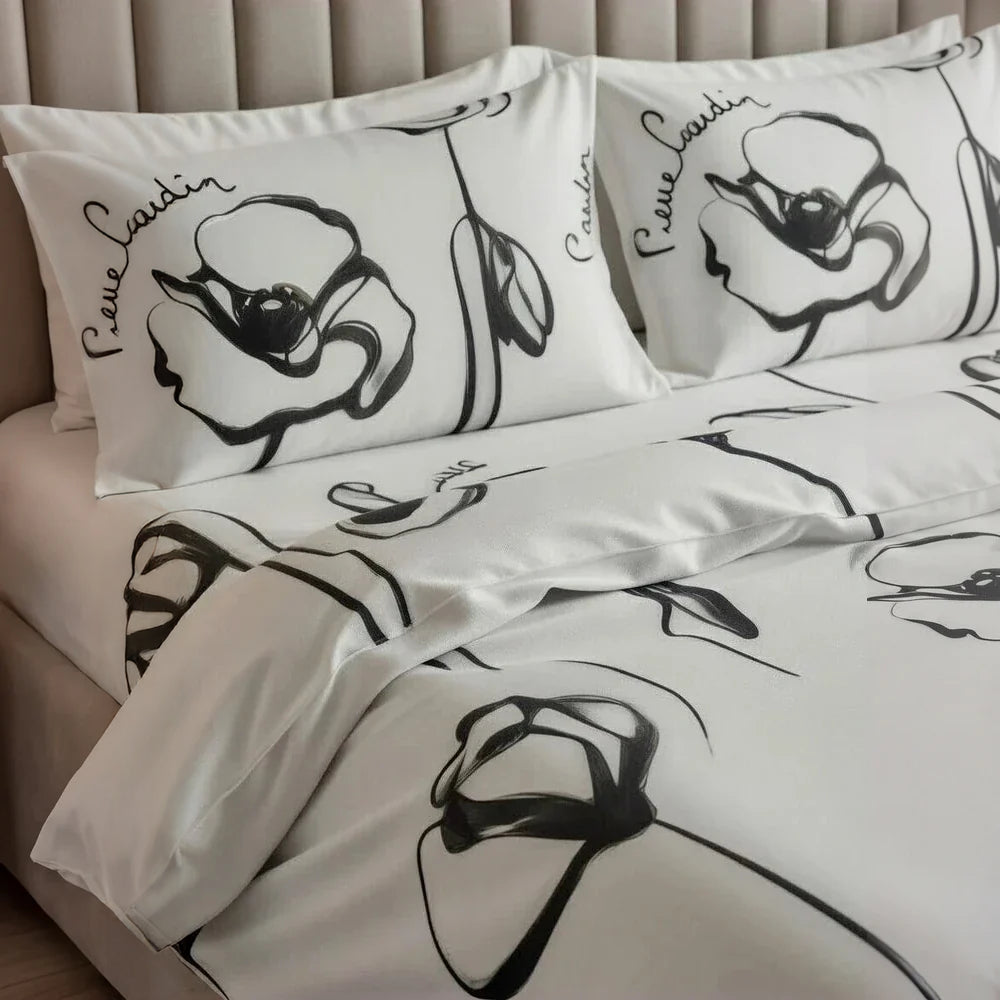 Pierre Cardin Vogue Duvet Cover Set - Contempo Bloom