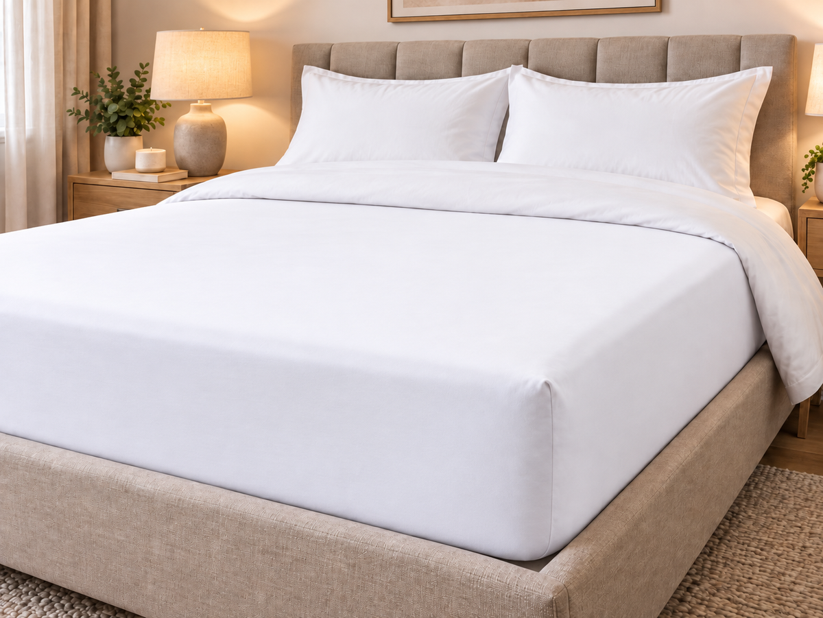 Polycotton 132TC Fitted Sheet