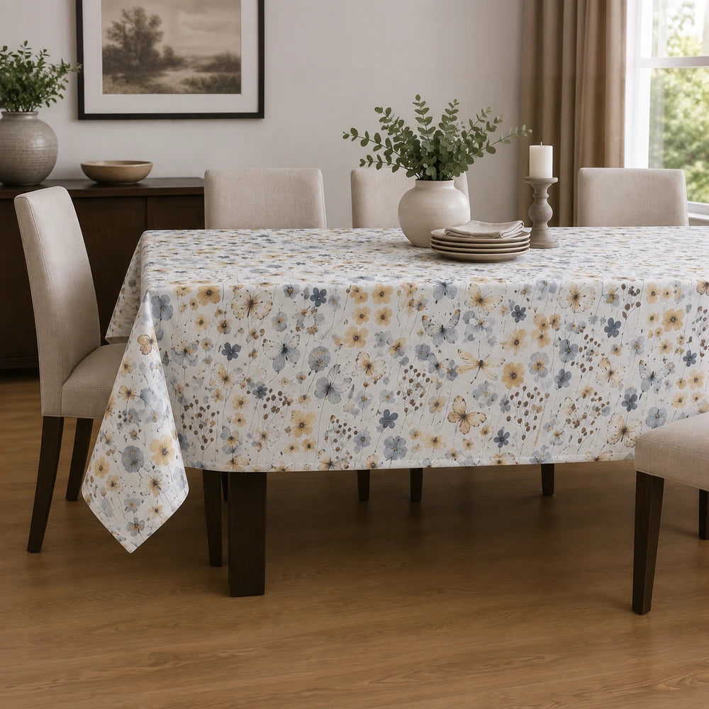 Linen Look Table Cloth