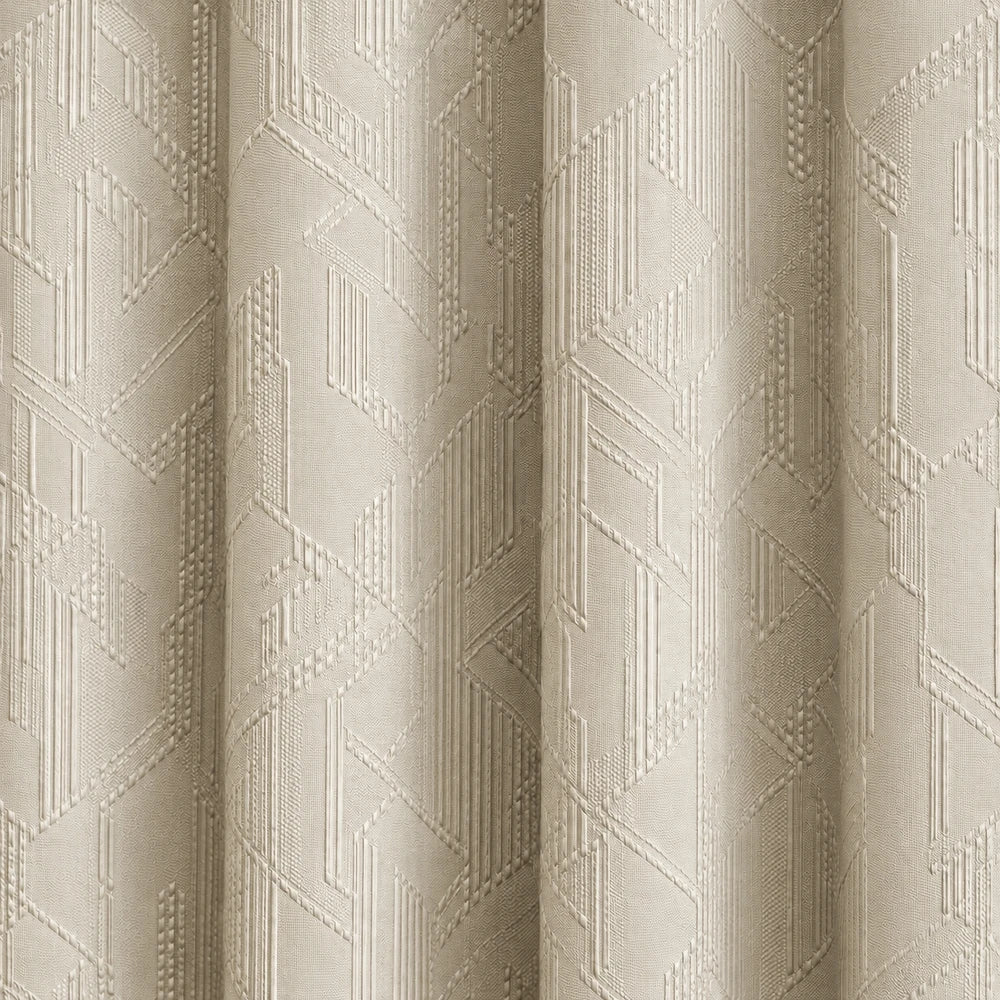Carducci Velvet Textured Unlined Taped Curtain
