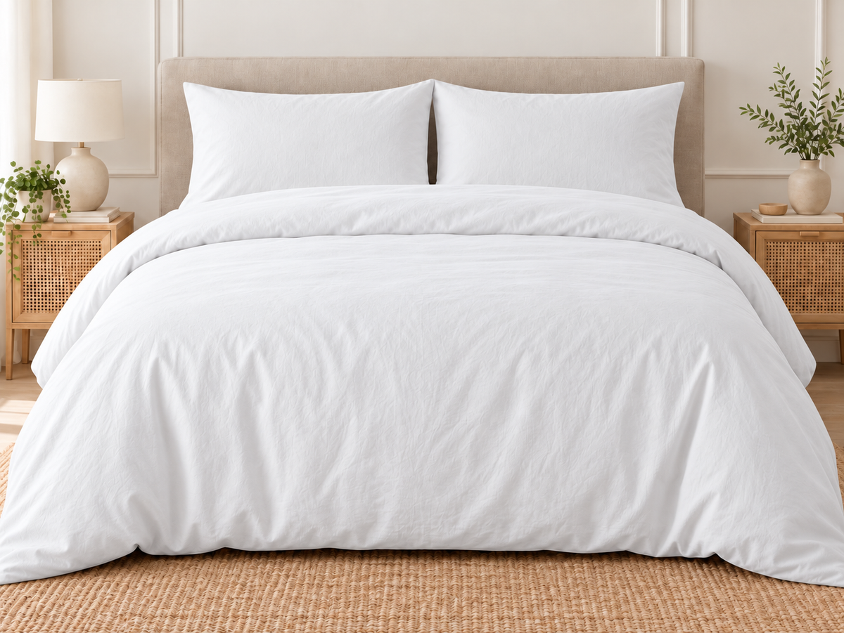 Horrockses Stone Wash Duvet Cover Set