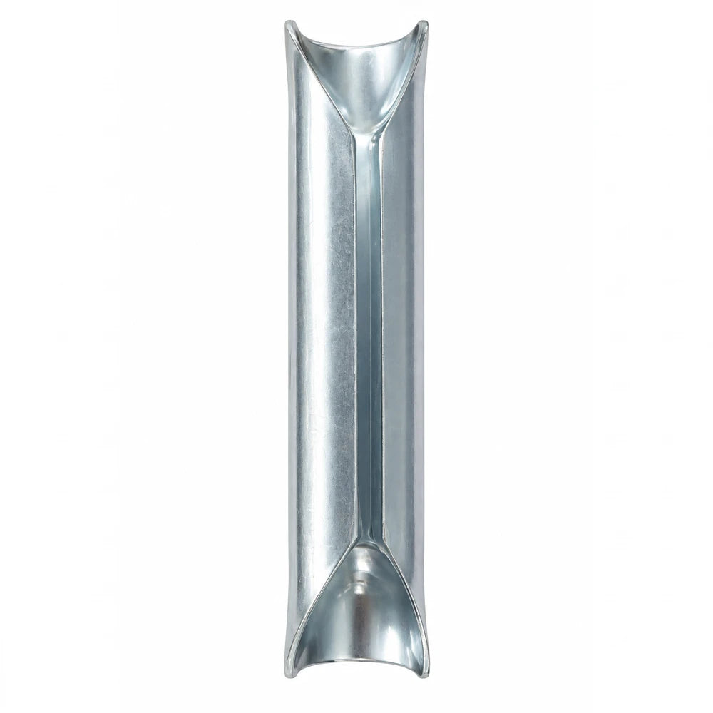 Metal Rod Joiners with galvanized steel construction, durable U-shaped connectors for joining rigid metal rods.