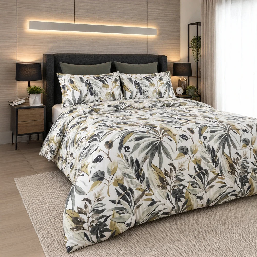 Pierre Cardin Duvet Cover Set - Harmony Leaves