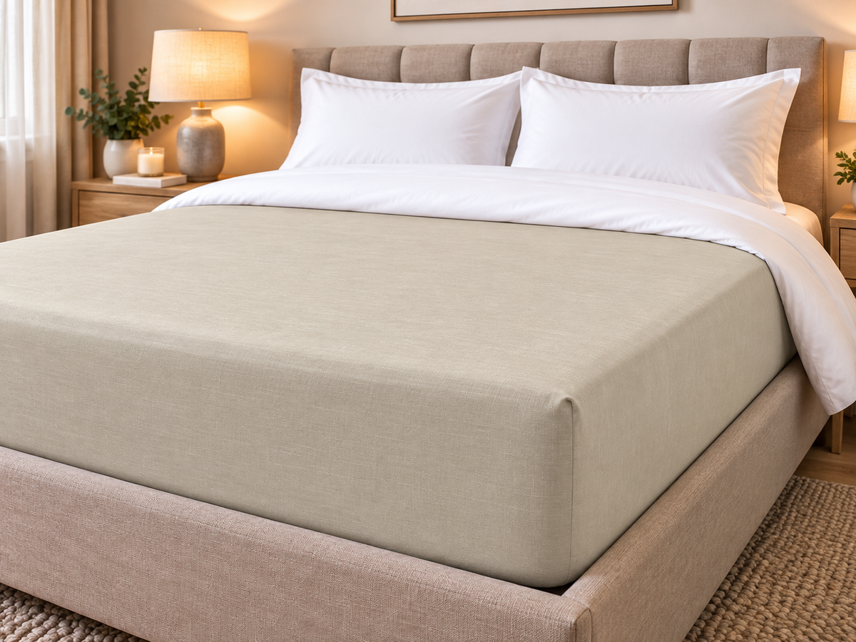 Polycotton 132TC Fitted Sheet